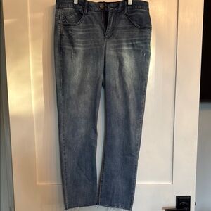 Wit & Wisdom Blue Straight Leg Jeans